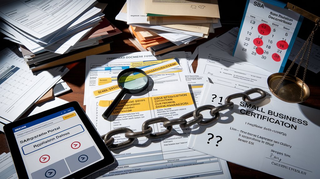 inaccurate business status certification