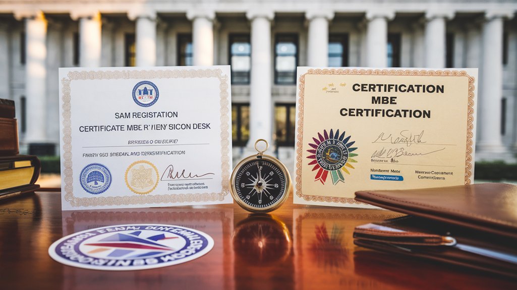 sam registration and mbe certification