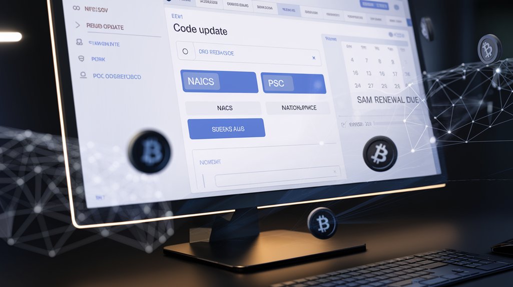 updating sam codes efficiently